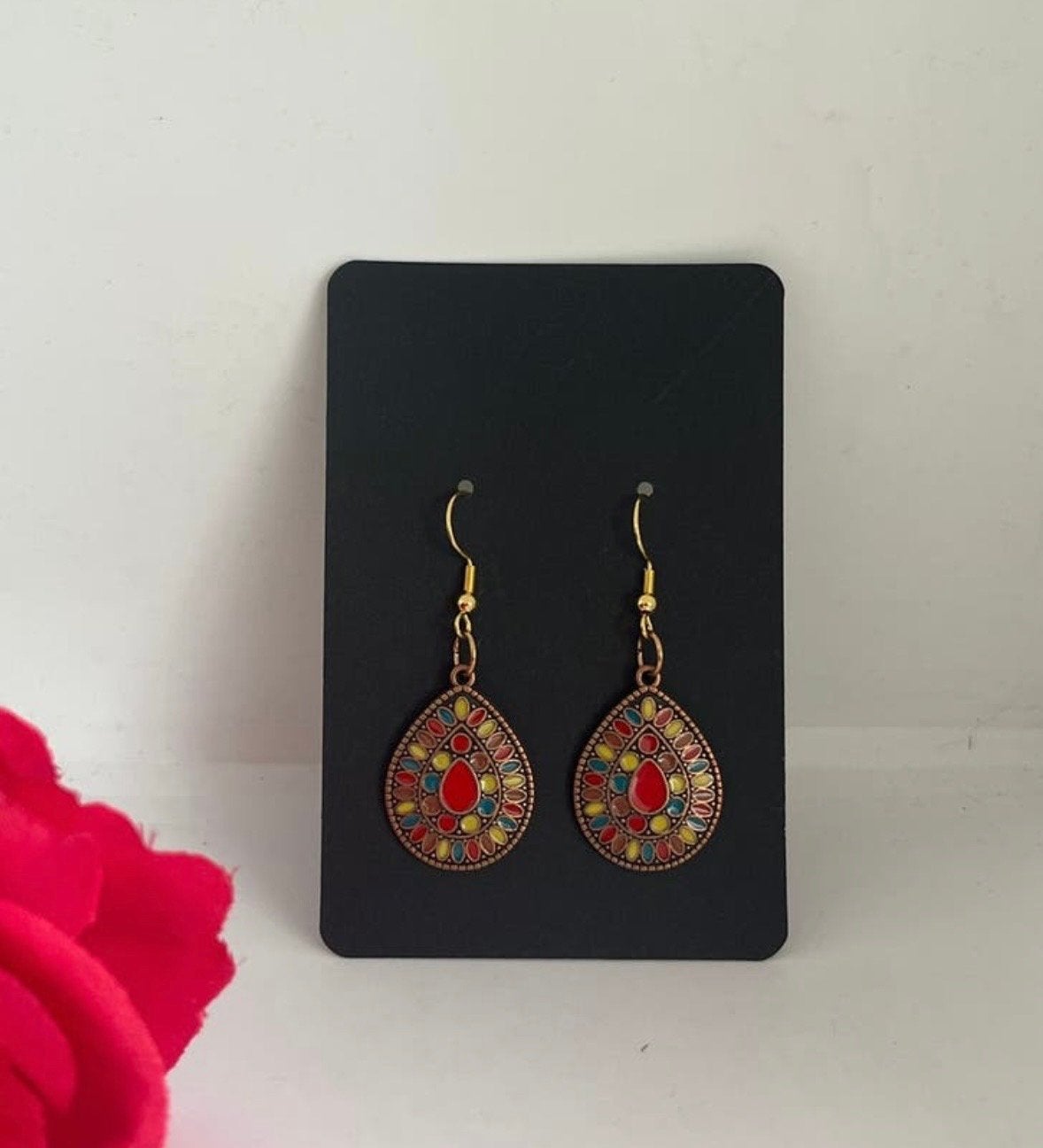 Goudkleurige Boho Oorbellen - Nieuw, Sieraden, Tassen en Uiterlijk, Oorbellen, Overige materialen, Hangers, Verzenden, Nieuw