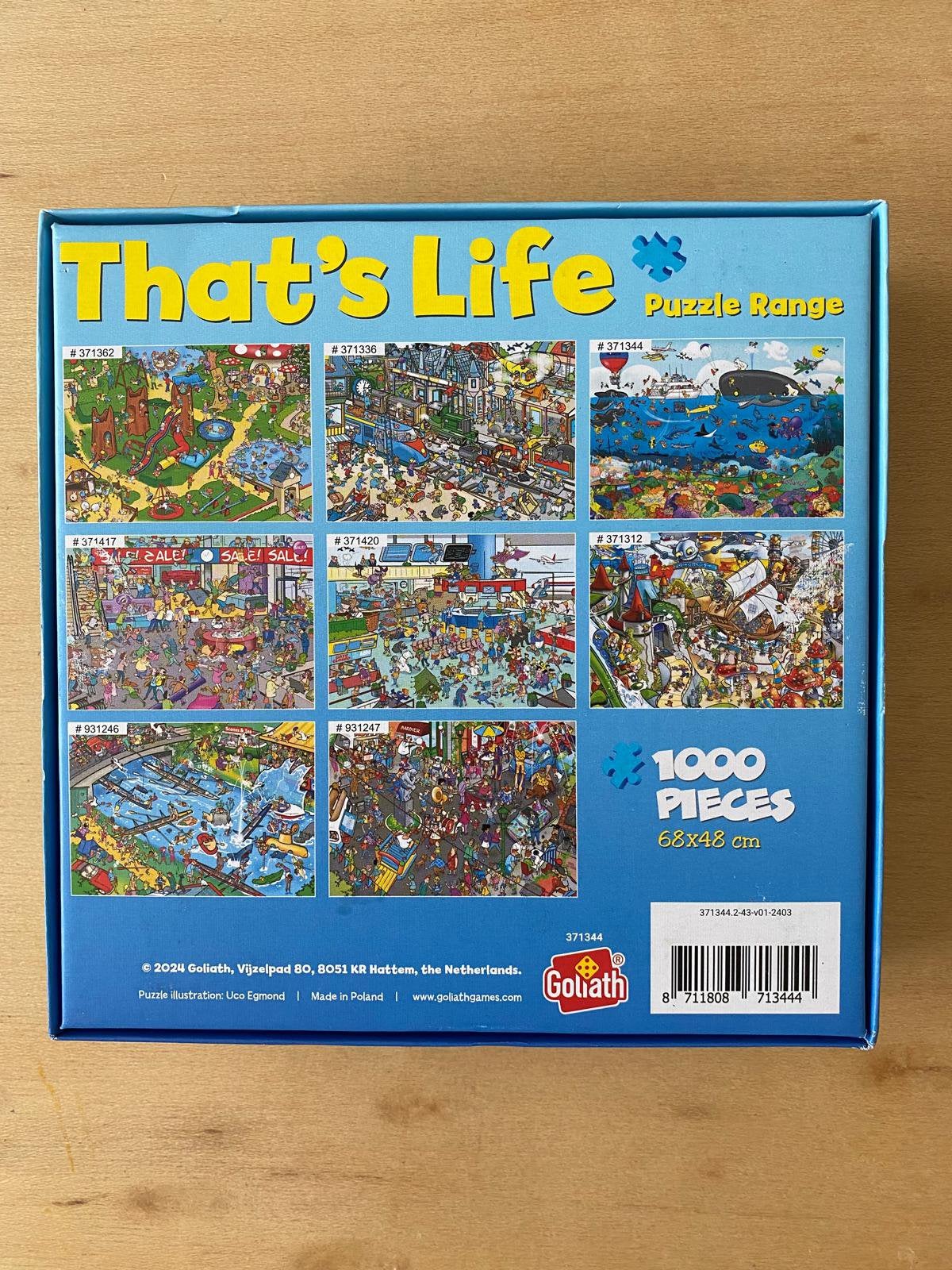 Goliath That’s Life legpuzzel 1000 pieces 371344, Ophalen of Verzenden, 500 t/m 1500 stukjes, Zo goed als nieuw