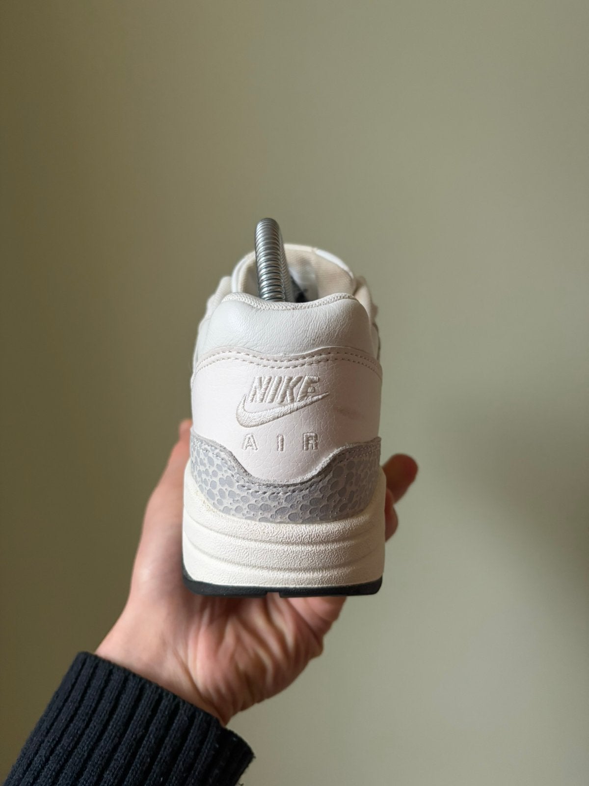 Nike Air Max 1 Safari Summit White / 39, Wit, Ophalen of Verzenden, Sneakers of Gympen, Zo goed als nieuw