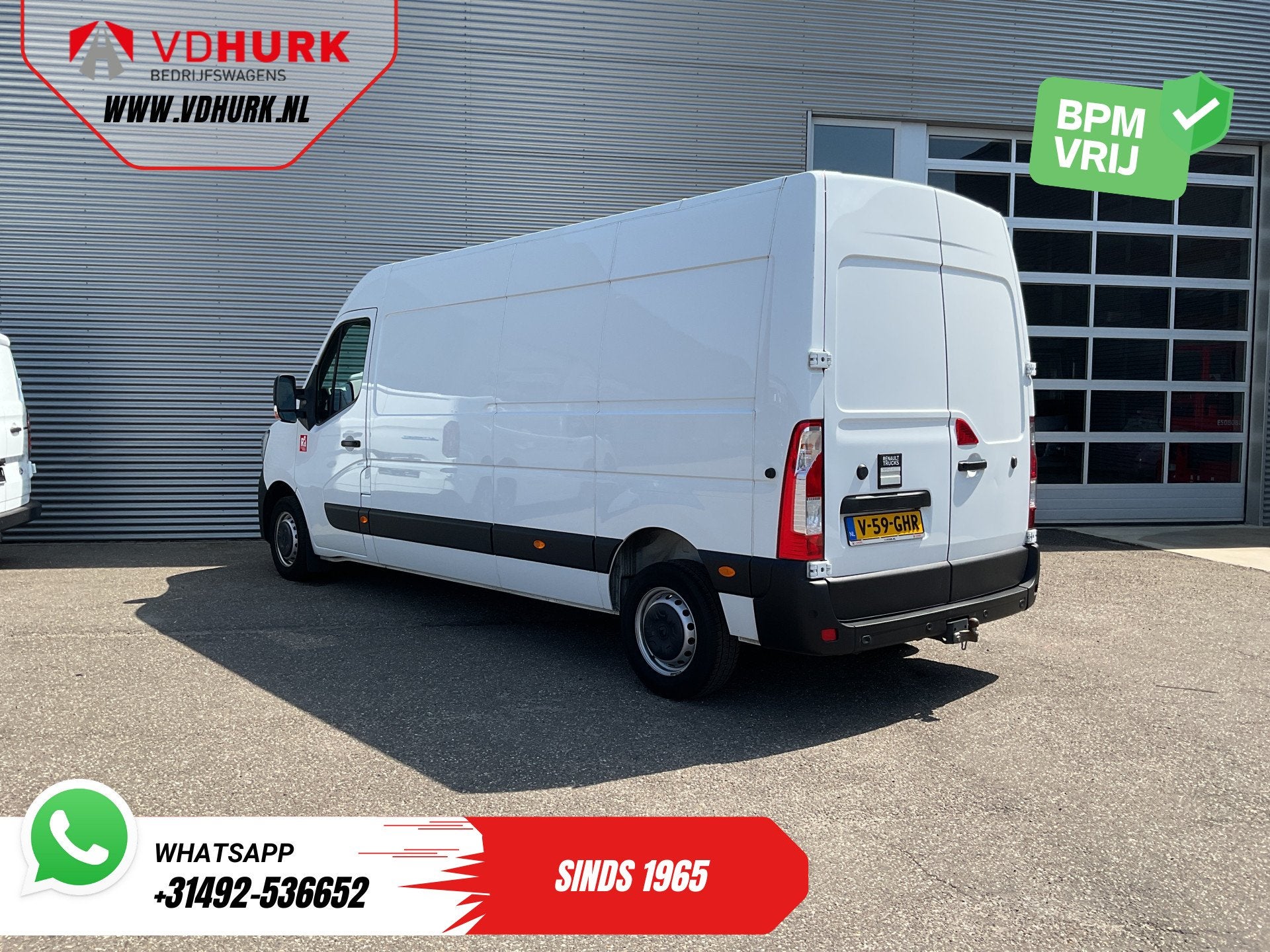 Renault Master 2.3 dCi 150 pk L3H2 NL Auto/ 270GrDeuren/ Cam, Voorwielaandrijving, Stof, Gebruikt, Euro 6