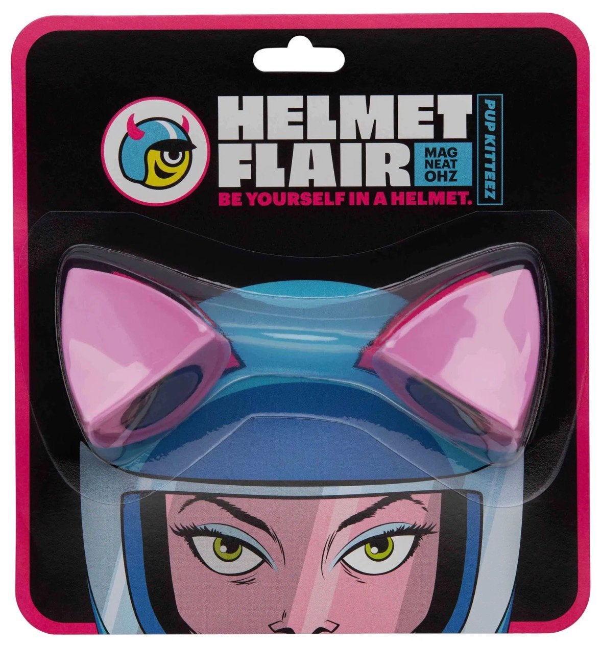 MagNeatOhz pink cat ears, Motoren, Verzenden, Nieuw met kaartje, Integraalhelm, Overige merken