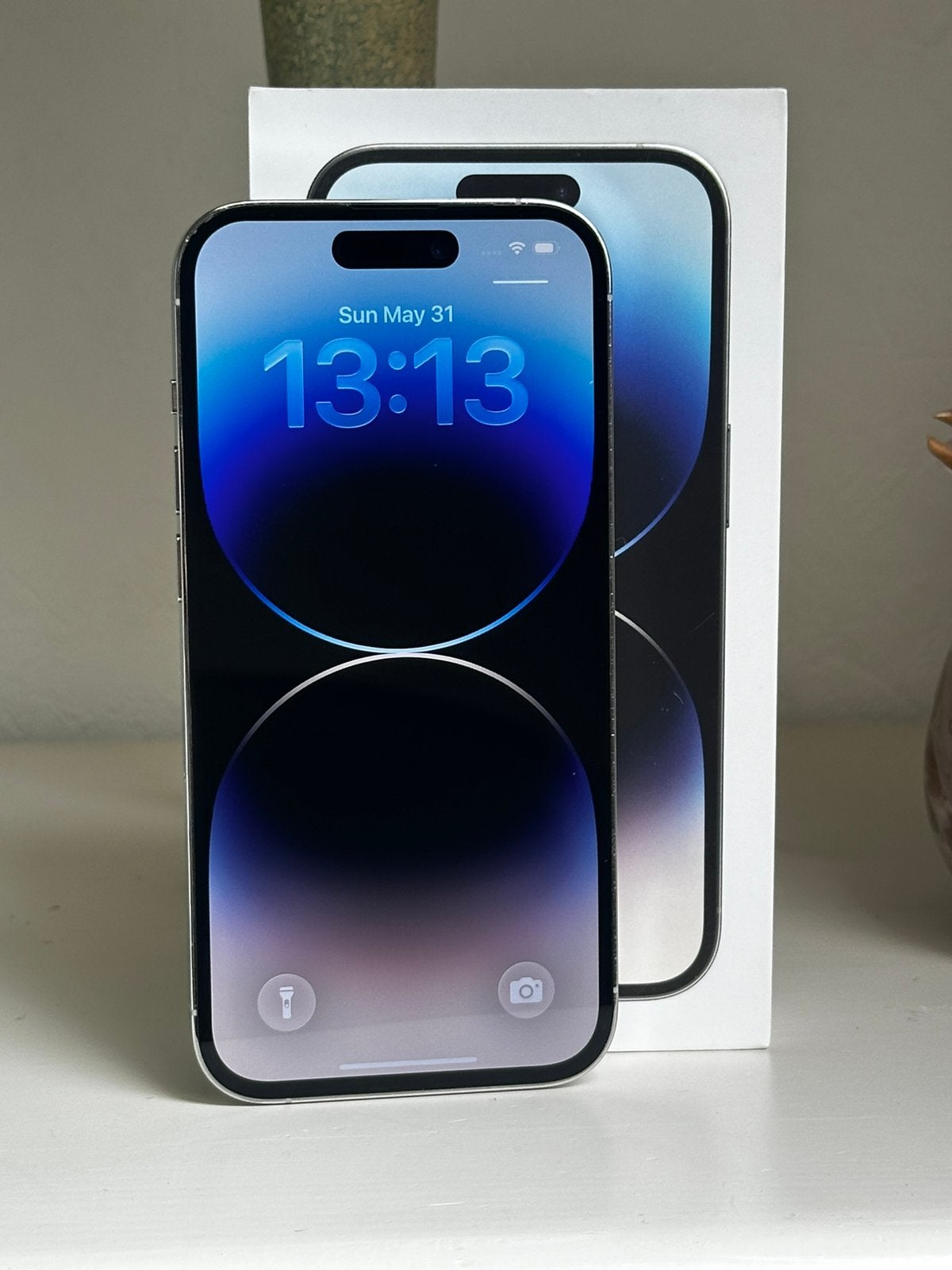 iPhone 14 Pro Zilver 1TB / 1024GB | KRASVRIJ inruil, Telecommunicatie, Mobiele telefoons | Apple iPhone, IPhone 14 Pro, 1 TB, Ophalen of Verzenden