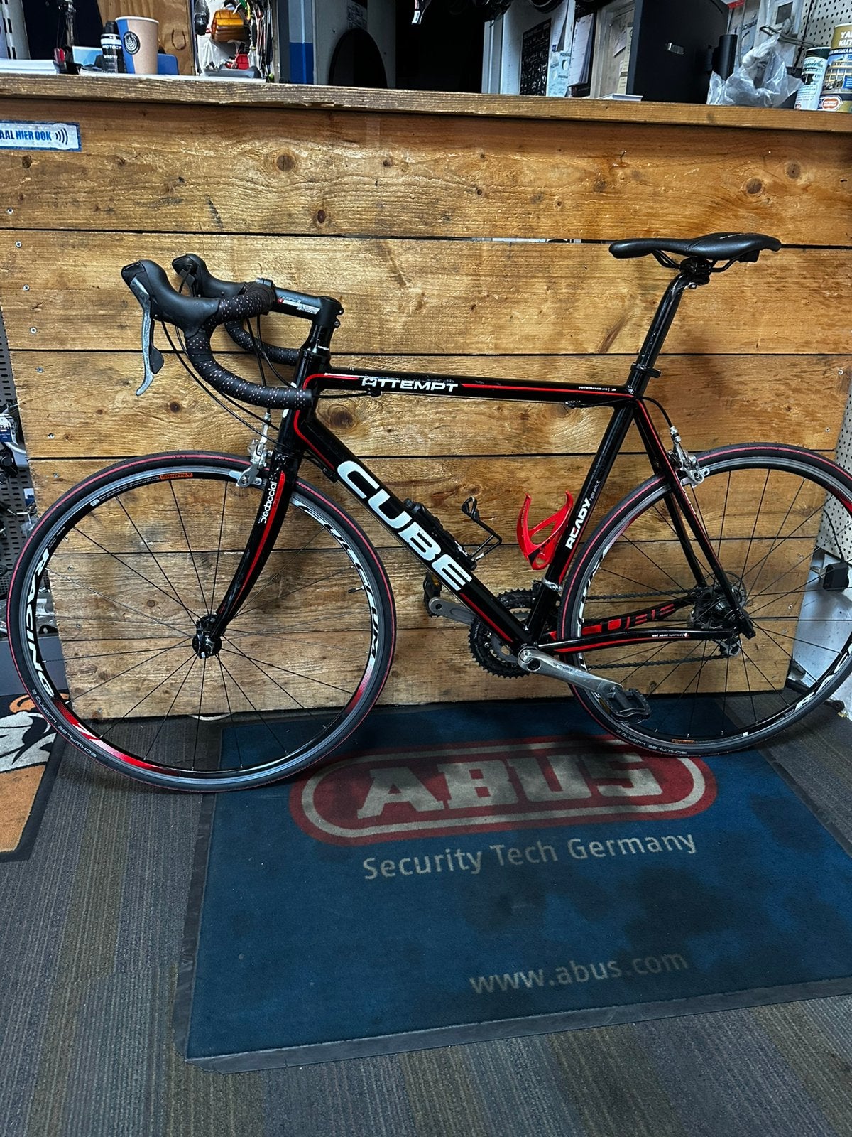 Cube Attempt,58 cm shimano 105 racefiets 30 sp, 28 inch, Velgrem, Aluminium, Meer dan 20 versnellingen