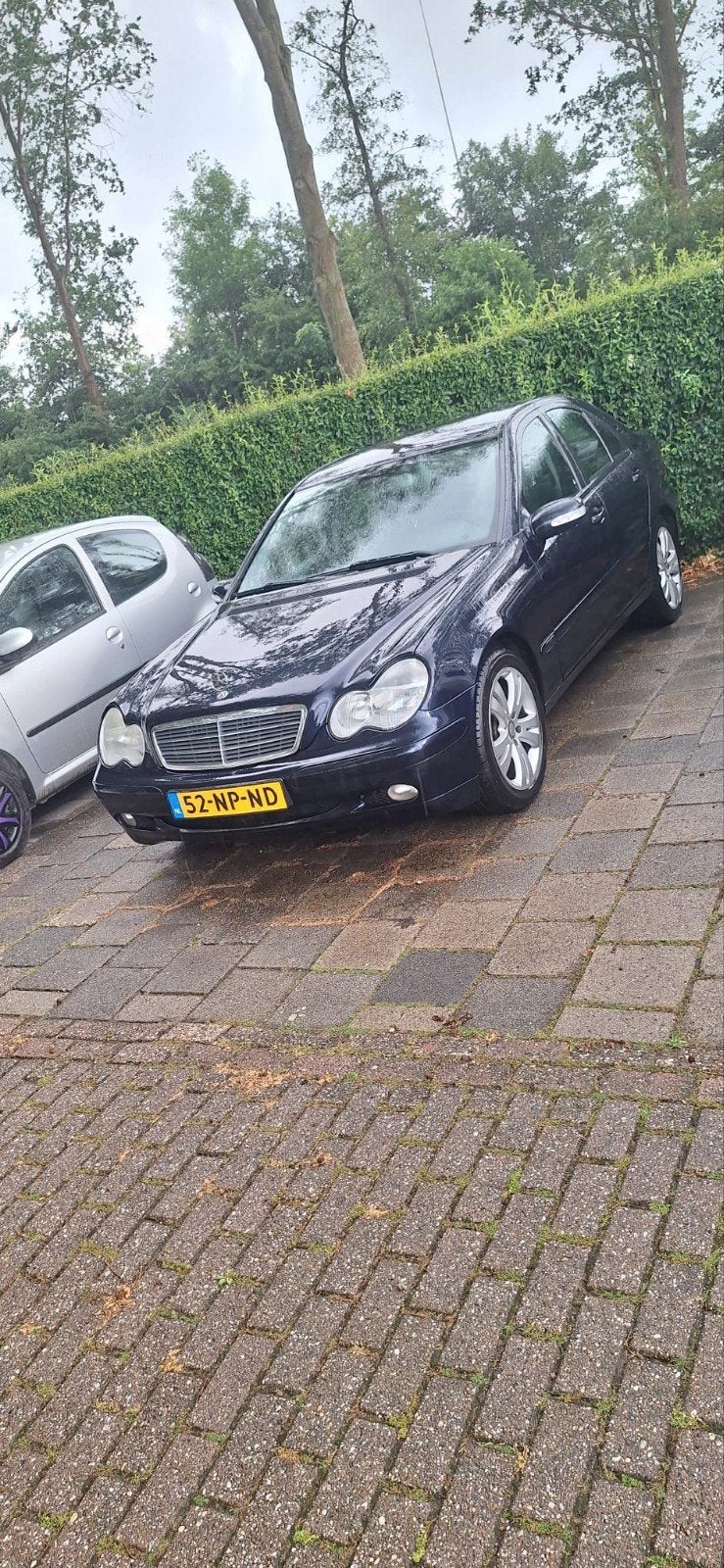 Mercedes-Benz C-Klasse 1.8 C200 Kompr Sedan 2004 Blauw, Auto's, Achterwielaandrijving, 4 cilinders, Blauw, 1796 cc