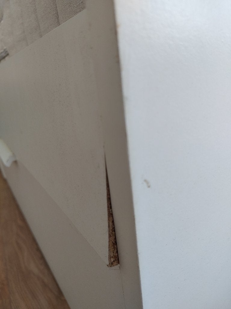 Ikea brimnes bed, Ophalen, Gebruikt, Wit, Tweepersoons