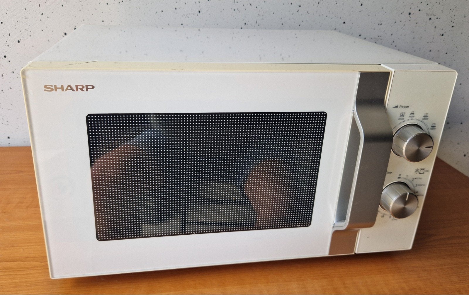 Sharp R204 Magnetron - 800W, met draaiplateau, Ophalen, Gebruikt, Magnetron, Draaiplateau