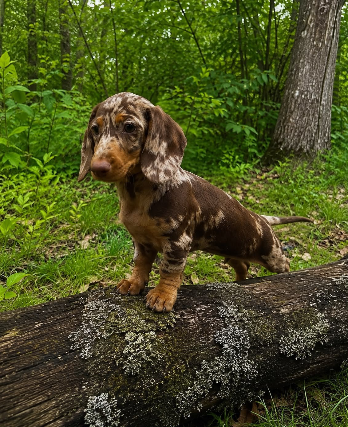 Dwergteckel pup, 15 weken tot 1 jaar, Korthaar, Teef, Dwerg