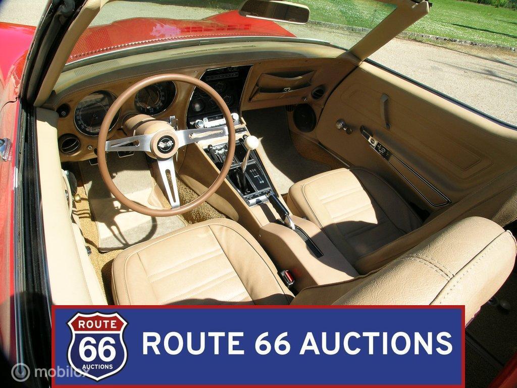 Chevrolet Corvette C3 | 1970 | Route 66 Auctions, Auto's, Oldtimers, Overige carrosserieën, Chevrolet, Zwart, Bedrijf