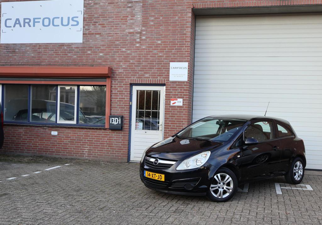 Opel Corsa 1.4-16V Enjoy NAP Airco Cruise 07-26 APK, Voorwielaandrijving, Stof, Gebruikt, 4 cilinders
