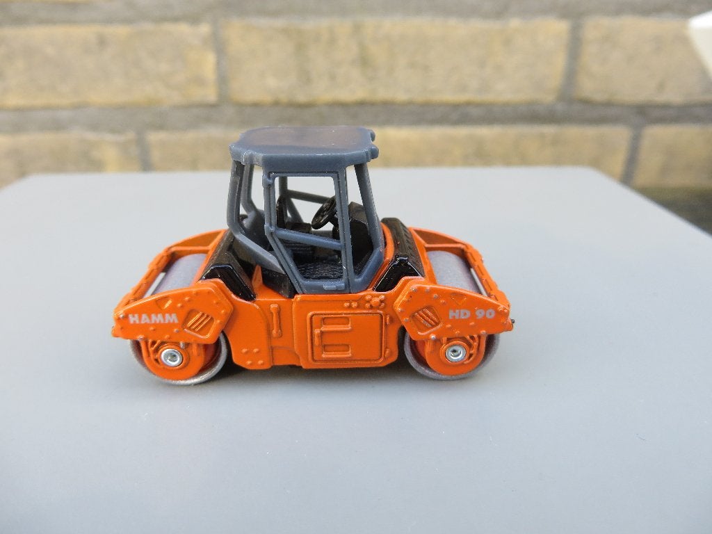Siku No 1304 Hamm HD 90 road roller wegen wals, Ophalen of Verzenden, Gebruikt