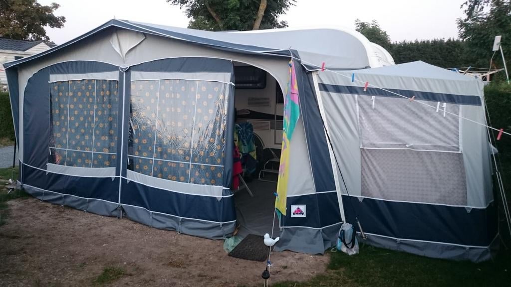 Dorema voortent XL270 met uitbouw., Caravans en Kamperen, Ophalen, Zo goed als nieuw