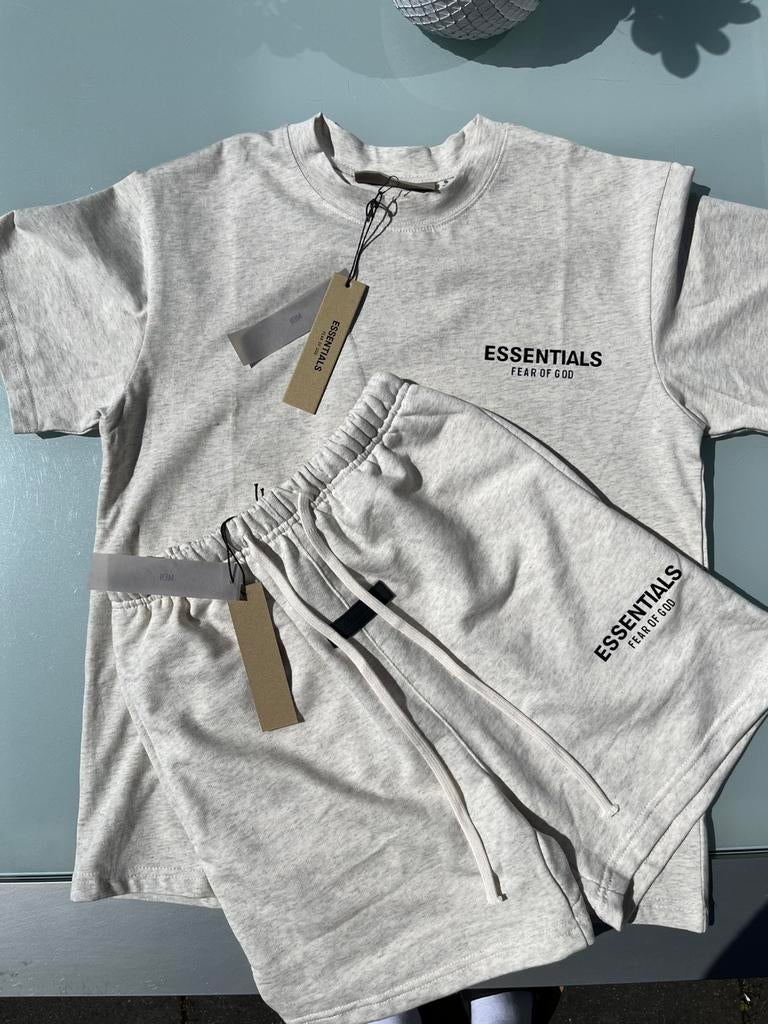 Essentials Fear of God Zomer Setje - T-shirt & Short, Ophalen of Verzenden, Nieuw, Grijs