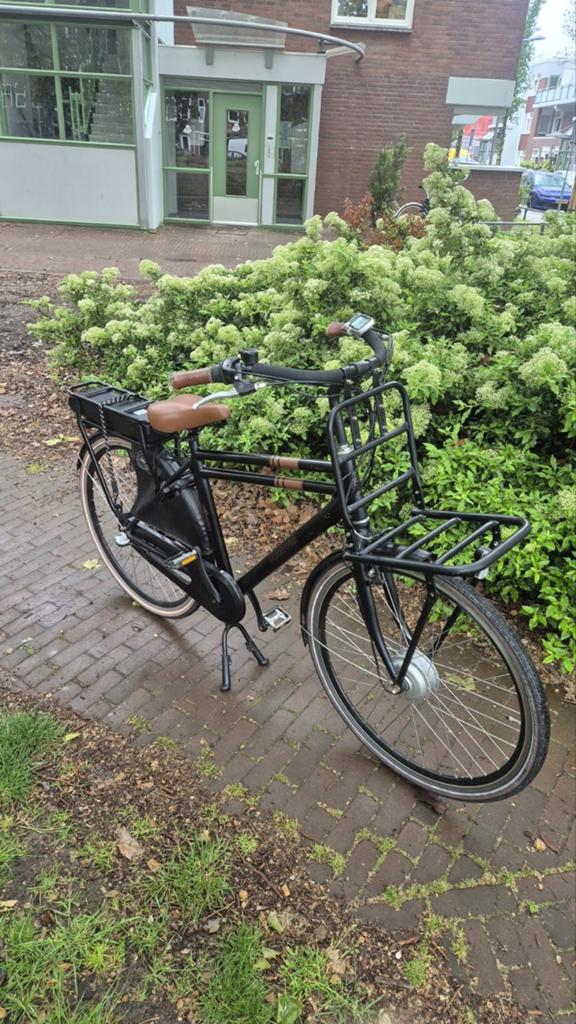 Sundvall College Elektrische Herenfiets - 9 Standen, Gebruikt, Velgrem, Versnellingen, 53 tot 57 cm