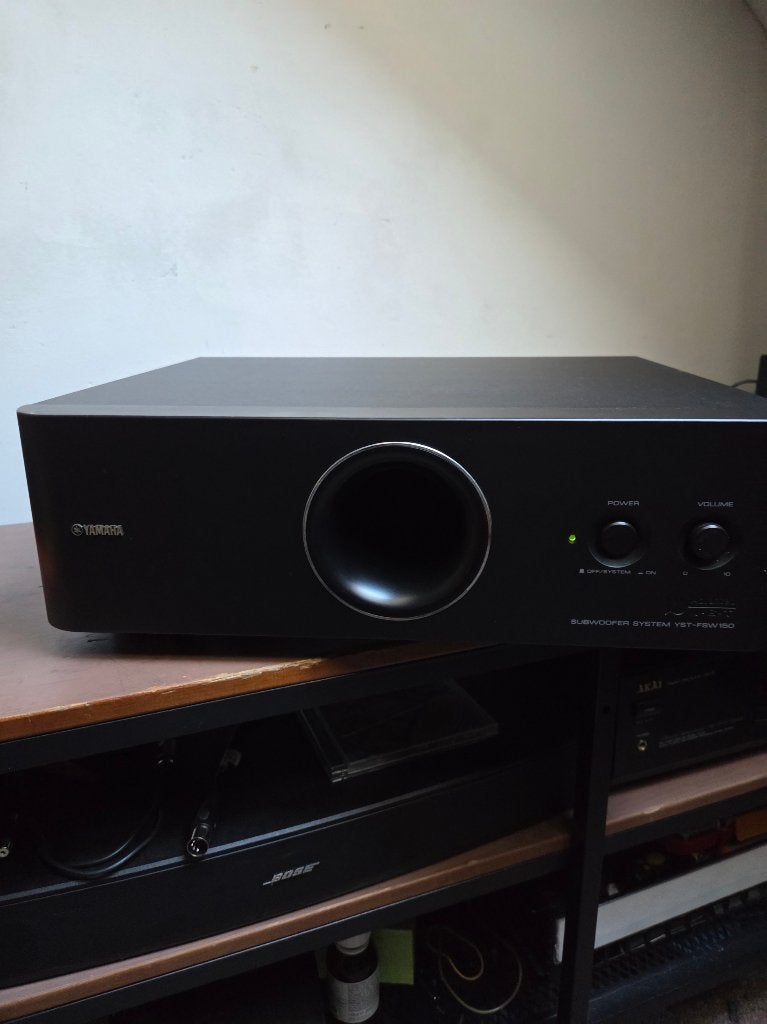 Yamaha YST-FSW150 actieve subwoofer, Audio, Tv en Foto, Ophalen, Yamaha, Zo goed als nieuw, Geschikt voor surround/home cinema