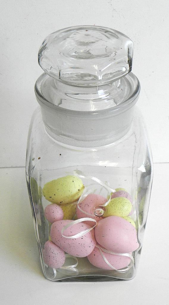 Stopfles of snoeppot met paaseieren, Ophalen of Verzenden