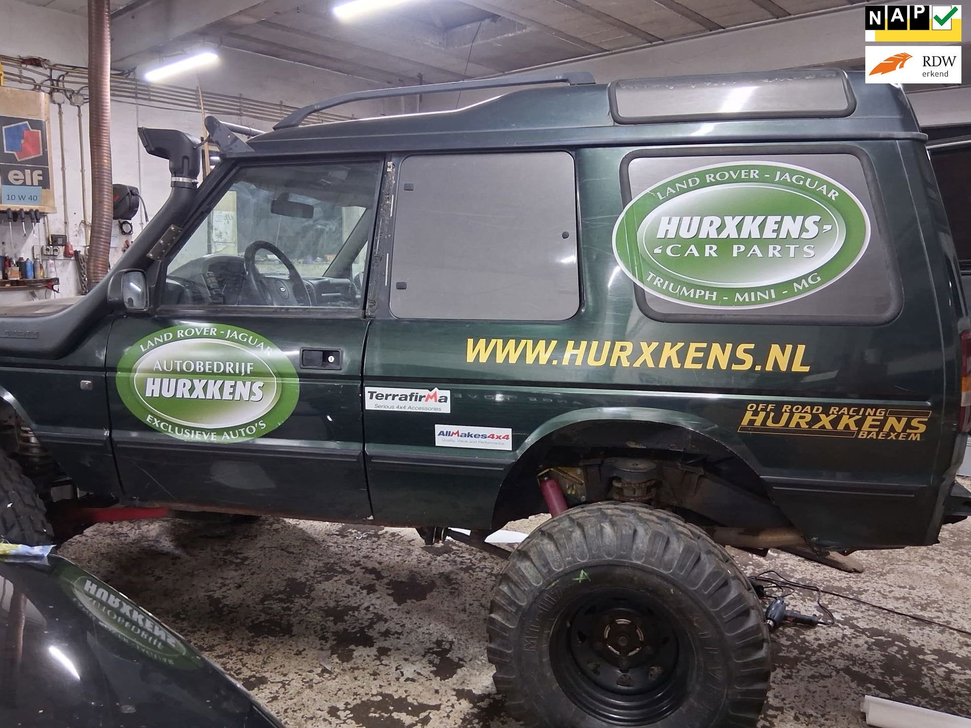 Land Rover Discovery 2.5 Tdi, Auto's, Euro 2, 1940 kg, Stof, 4 cilinders