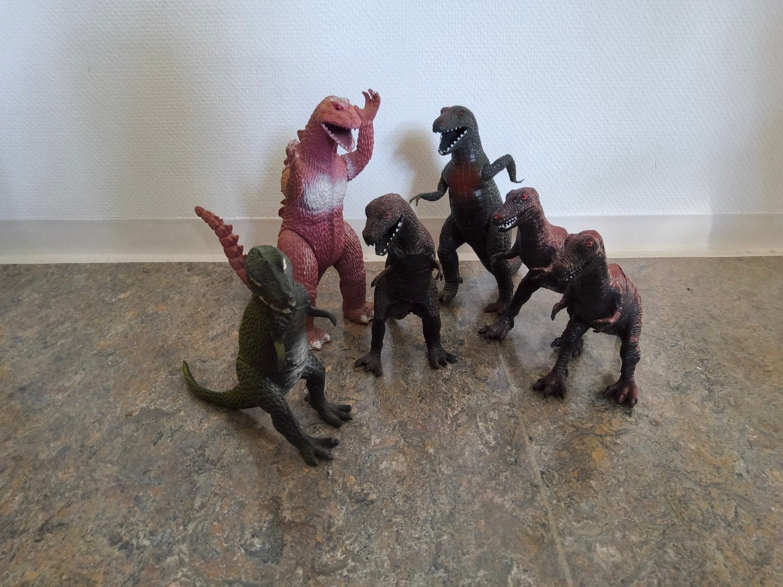 Godzilla en dinosaurus speelfiguren set, Kinderen en Baby's, Ophalen of Verzenden, Zo goed als nieuw