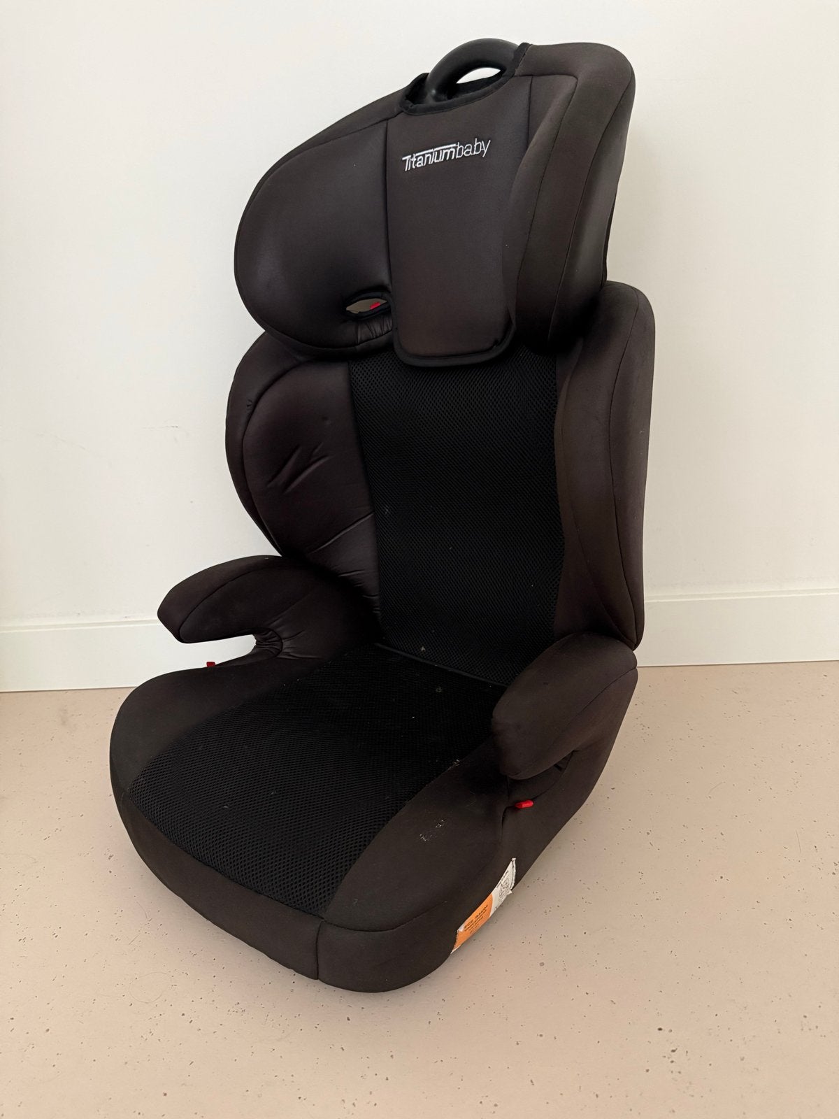Titaniumbaby autostoel - Zwart, 15 t/m 36 kg, Afneembare rugleuning, Ophalen, Overige merken