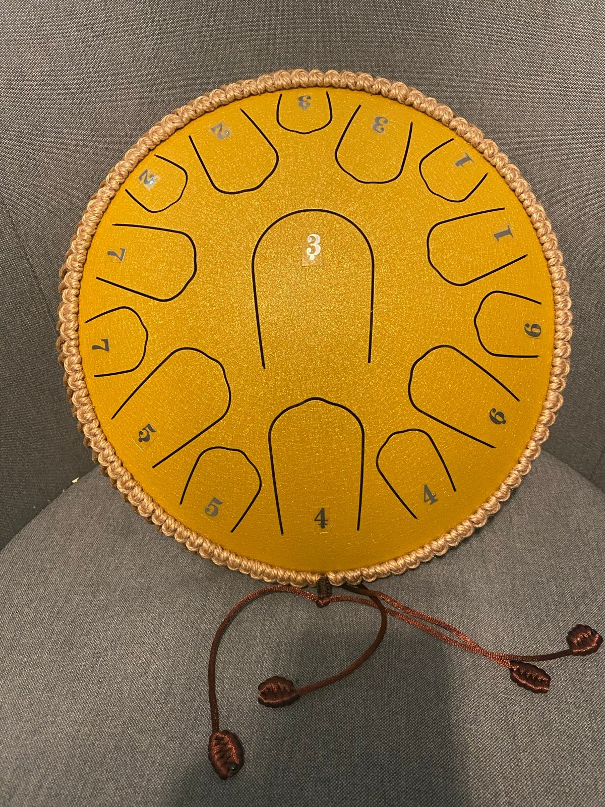 12 inch Steel Tongue Drum (Gouden Handpan) met accessoires, Muziek en Instrumenten, Ophalen of Verzenden, Nieuw, Trommel