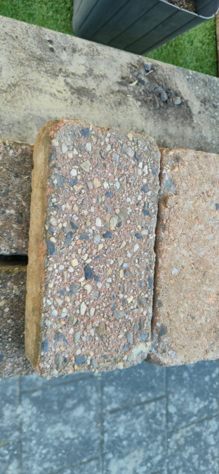 Klinkers gratis af te halen., Tuin en Terras, Ophalen, Gebruikt, Beton, Klinkers
