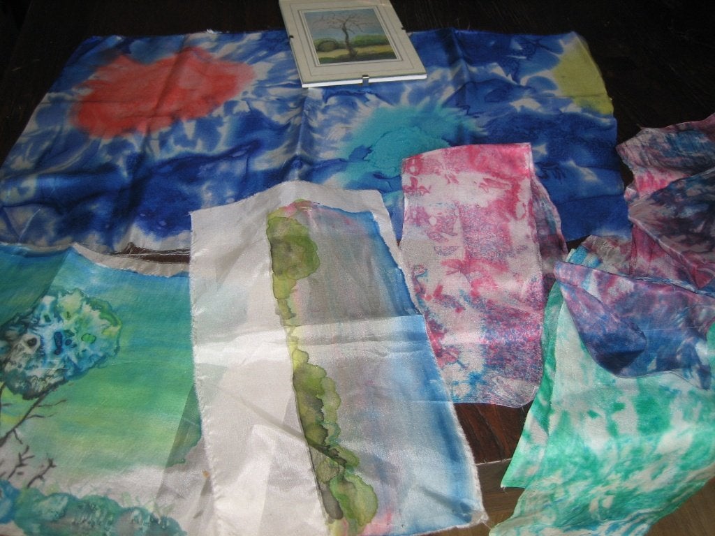 zijde stoffen knutselwerk, Handgemaakt, Textiel, Nieuw, Ophalen of Verzenden