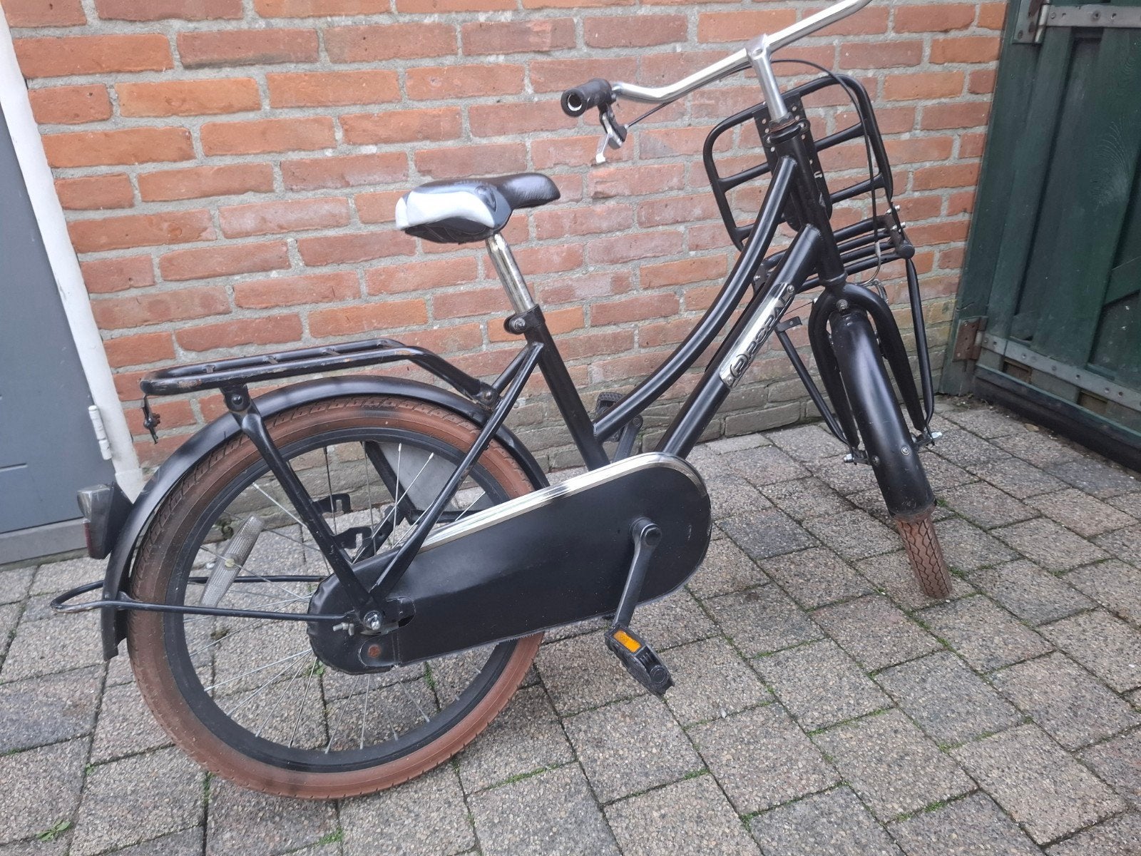 Popal Daily Dutch 20 inch Meisjesfiets (6-8 jaar) Zwart, Ophalen, Terugtraprem, Gebruikt, Handrem