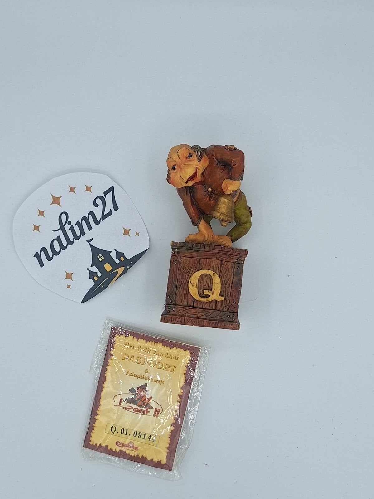 efteling laven letter Q, Verzamelen, Ophalen of Verzenden, Zo goed als nieuw, Beeldje of Poppetje