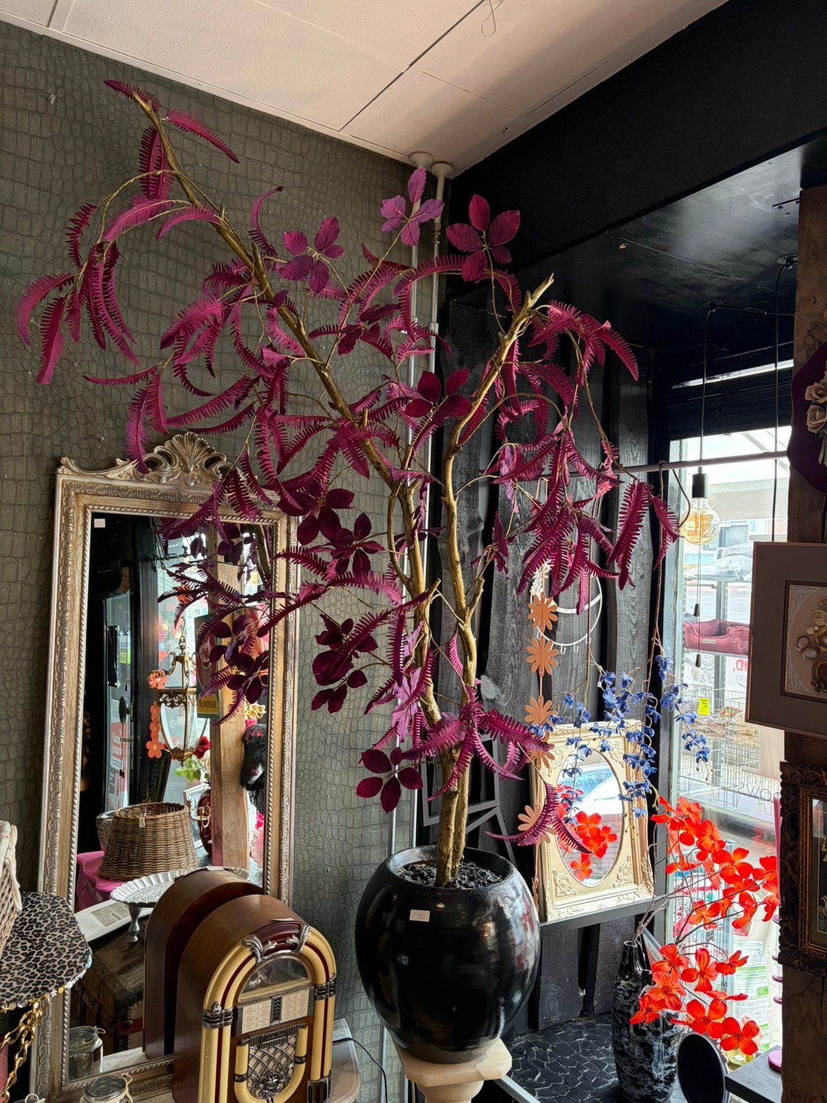 Kunstboom goud/roze, Huis en Inrichting, Woonaccessoires | Kunstplanten en Kunstbloemen, Ophalen, Zo goed als nieuw