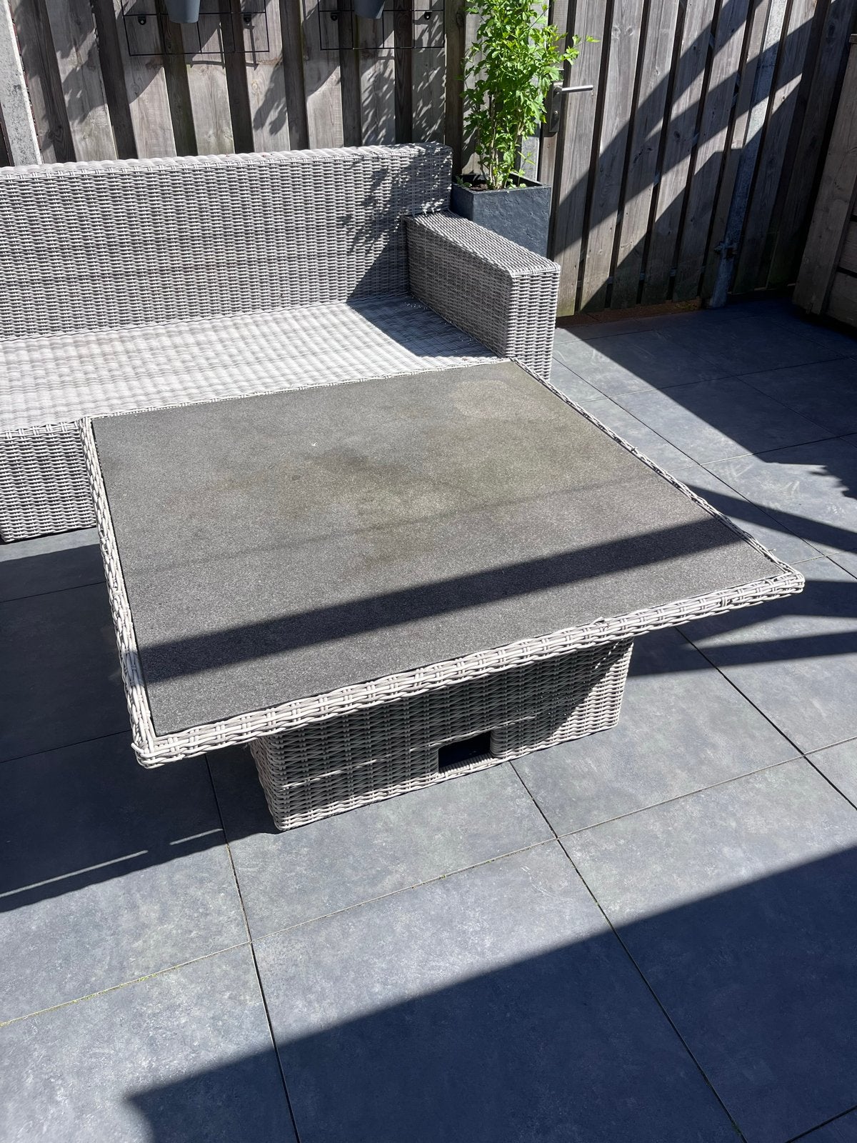 Tuintafel, Ophalen, Rechthoekig
