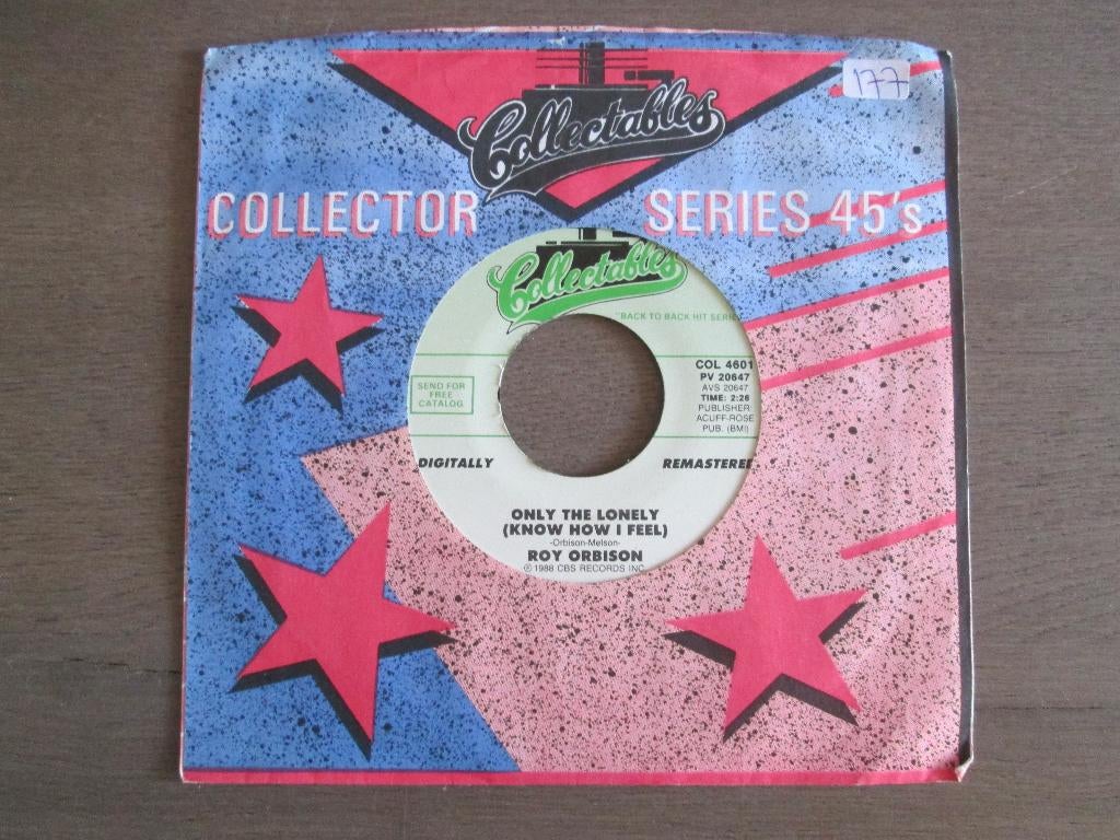 Roy Orbison - Only The Lonely ( Know How I Feel ), Cd's en Dvd's, Vinyl Singles, Gebruikt, Single, Overige genres, 7 inch, Ophalen of Verzenden