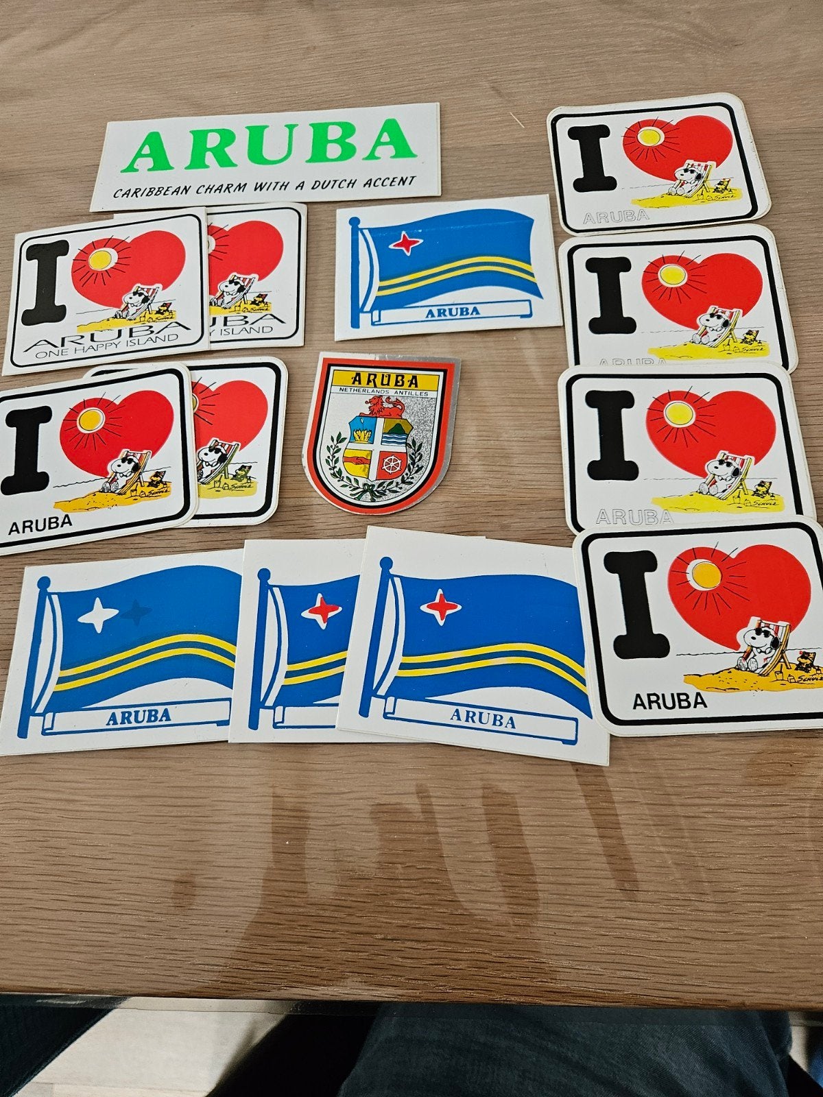 Aruba stickers, Ophalen of Verzenden