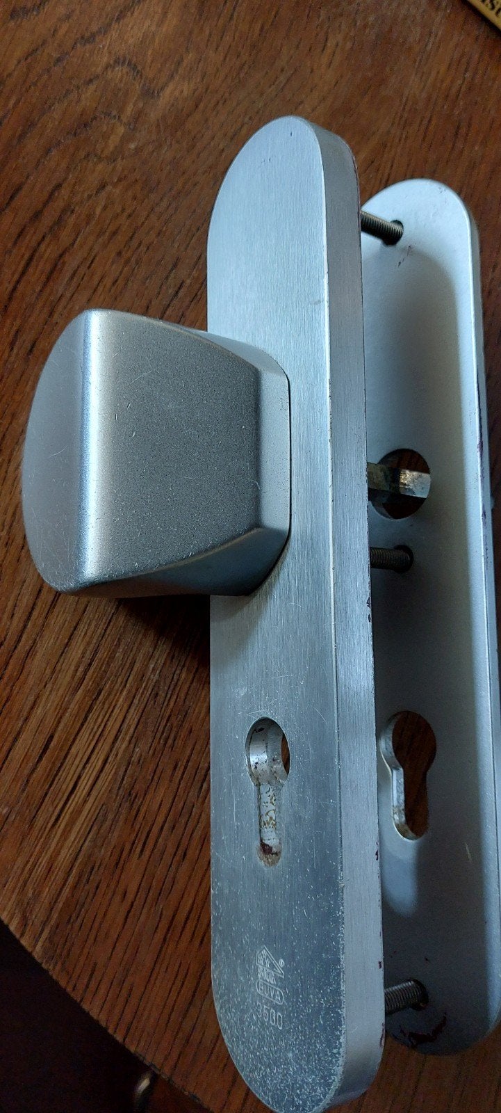 Deurbeslag - inbraakveilig/aluminium, Ophalen of Verzenden, Gebruikt, Overige materialen, Klink of Kruk