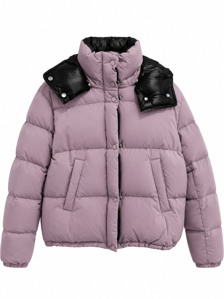 Marc O’Polo Lilac Puffer Jacket  | Hooded Winter Jacket, Maat 38/40 (M), Paars, Ophalen of Verzenden, Zo goed als nieuw