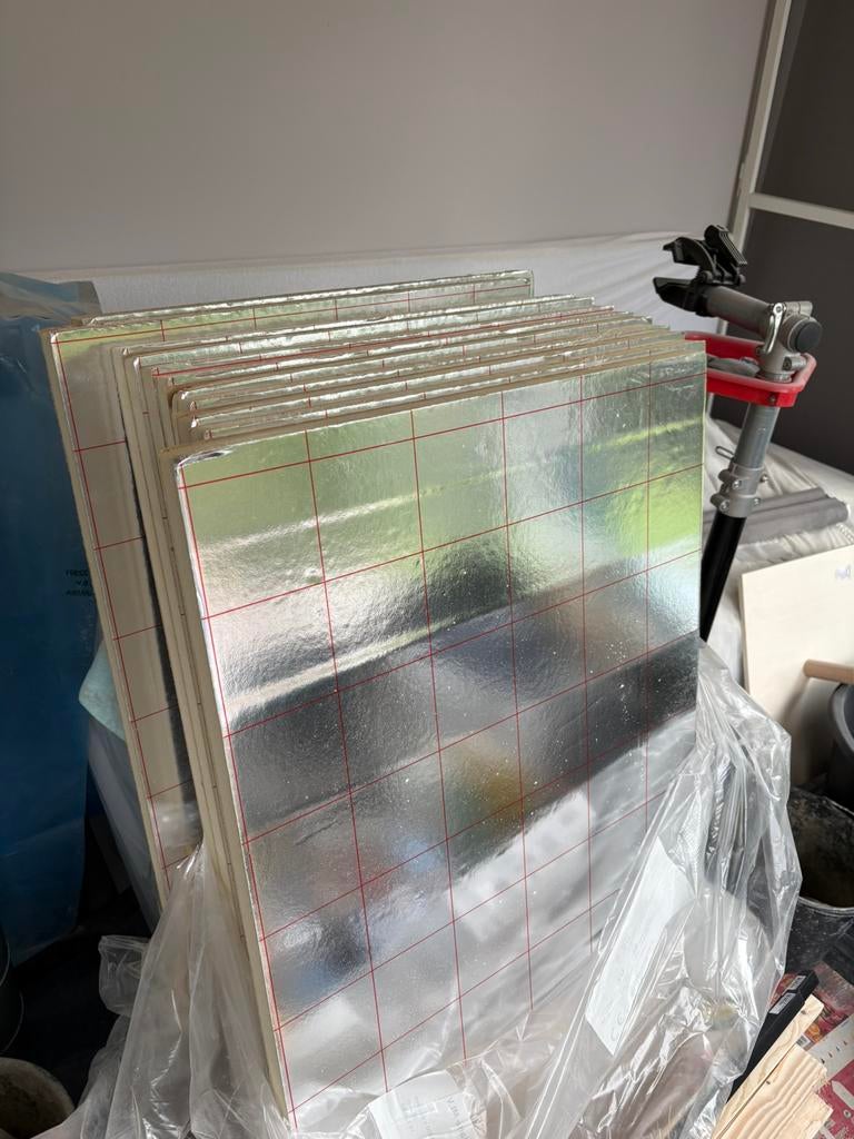 PIR platen 30 mm, Dakisolatie, Nieuw, 5 tot 10 m², Hardschuim (Pir)