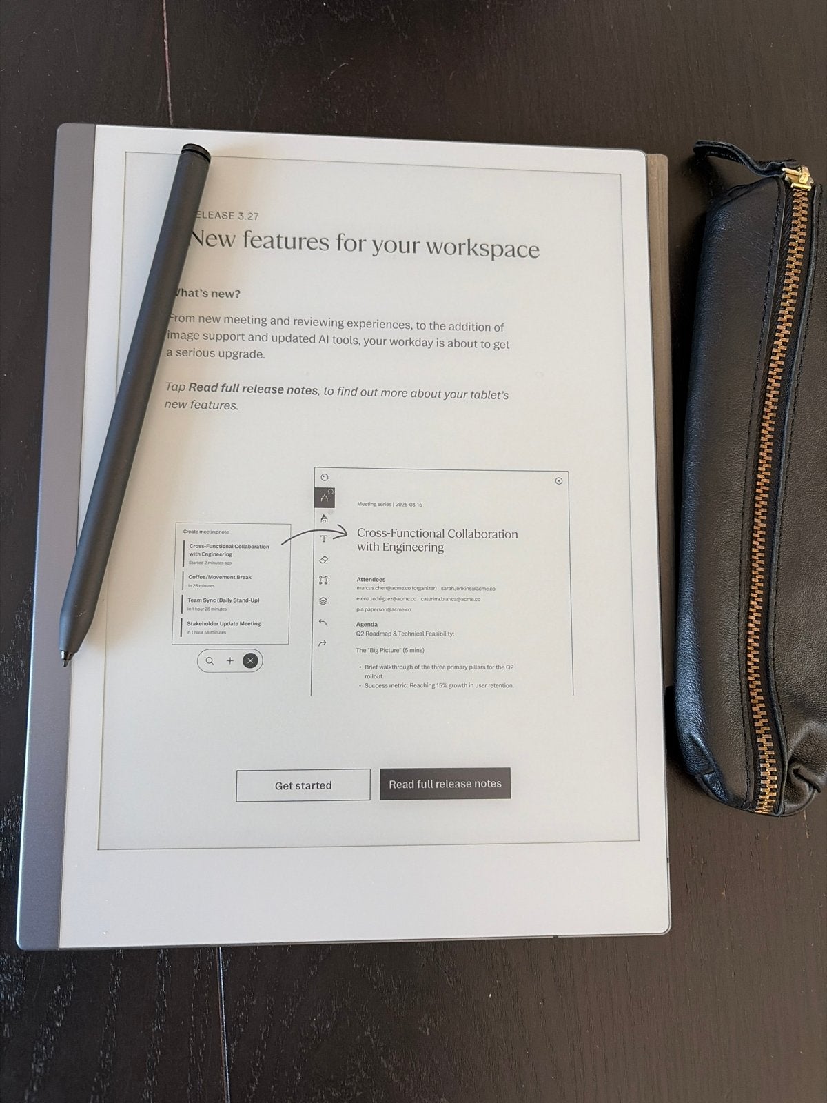 ReMarkable 2 met pen en etui, 8 GB, Touchscreen, Ophalen of Verzenden, Zo goed als nieuw
