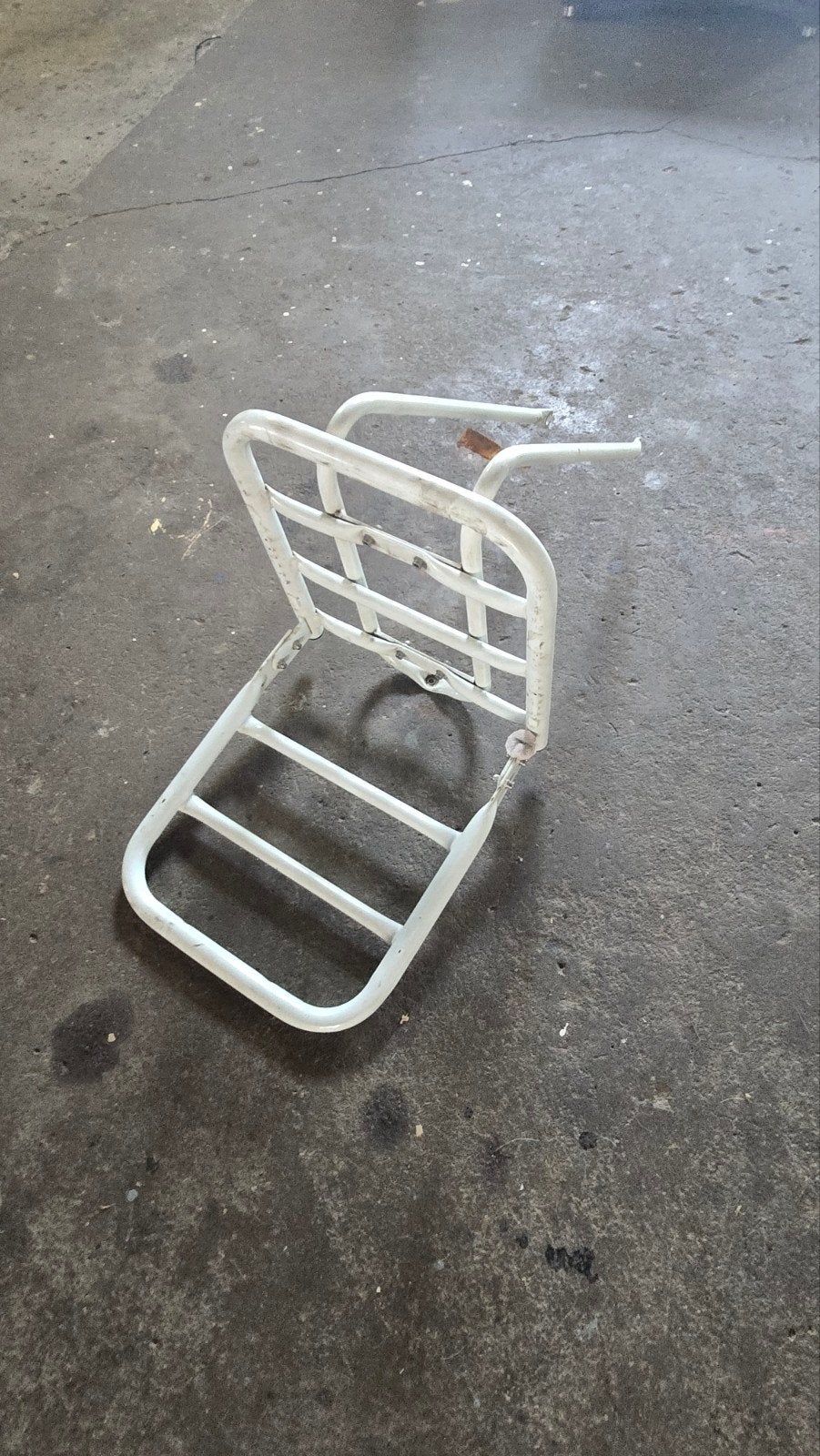 Fiets voordrager, Ophalen