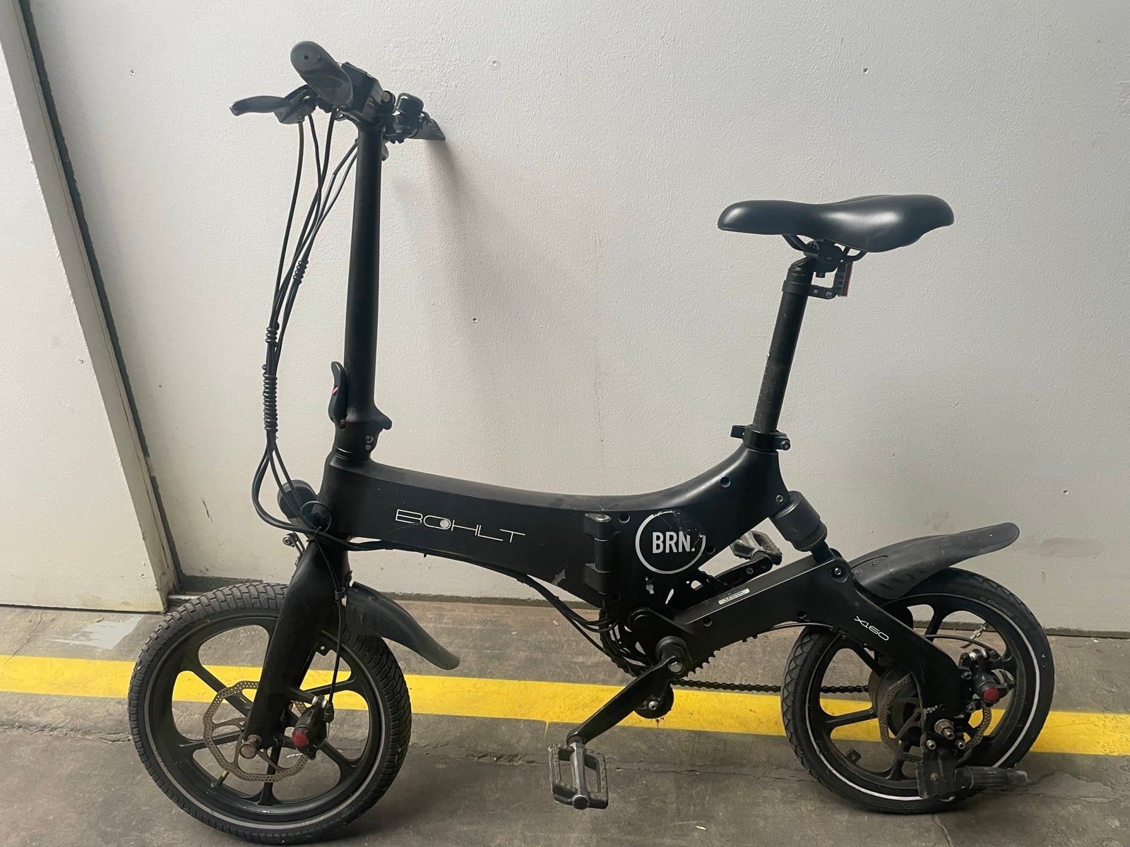 Bohlt X160 - Opvouwbare E-bike, Gebruikt, Minder dan 47 cm, 30 tot 50 km per accu, Ophalen