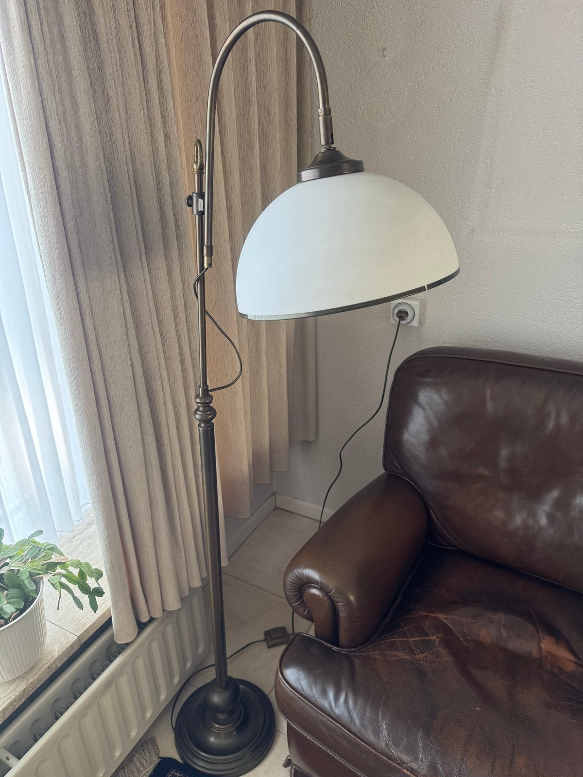 Klassieke leeslamp, Ophalen, Gebruikt, Hout, 150 tot 200 cm