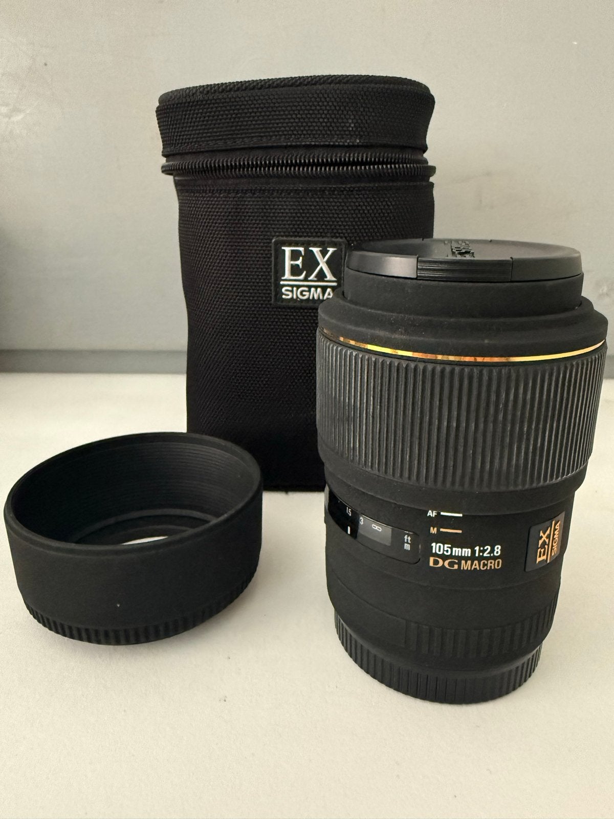 Sigma 105mm 1:2.8 DG Macro lens voor Canon EF, Audio, Tv en Foto, Fotografie | Lenzen en Objectieven, Ophalen, Sigma, Autofocus