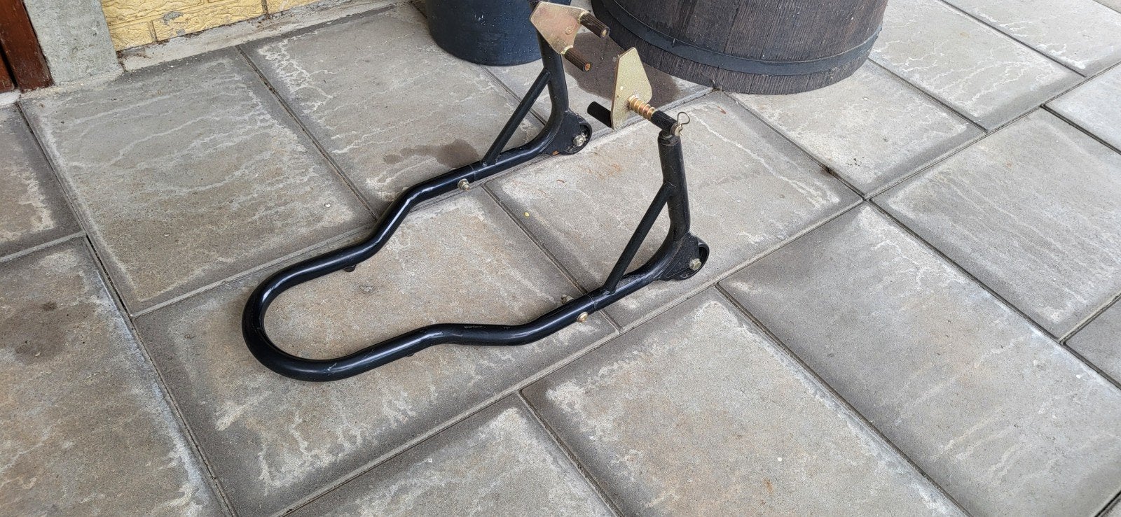 Paddock stand, Ophalen, Gebruikt
