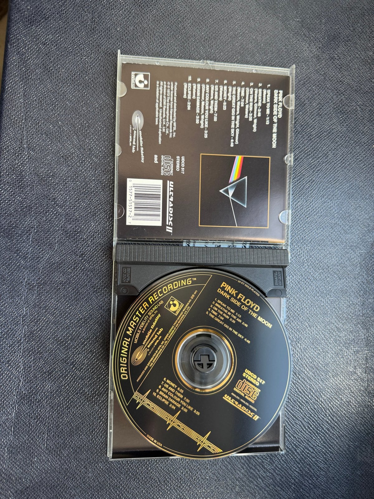 Pink Floyd - The Dark Side of the Moon (Original Master), Cd's en Dvd's, Ophalen of Verzenden, Zo goed als nieuw, Album, Eerste persing