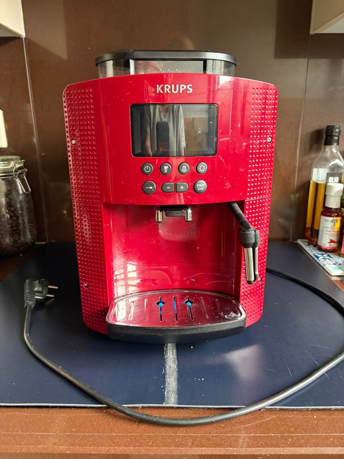 KRUPS EA81 koffie machine, Ophalen, Zo goed als nieuw, Koffiemachine