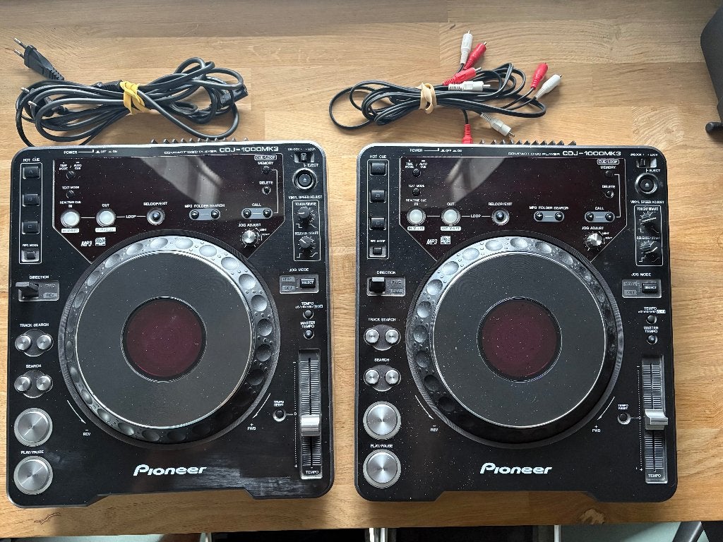 2x pioneer cdj1000 mk3, Ophalen of Verzenden, Gebruikt, Dj-set, Pioneer