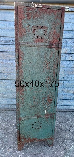 Antieke Vintage Locker met Belgisch Mijnverleden, Antiek en Kunst, Ophalen