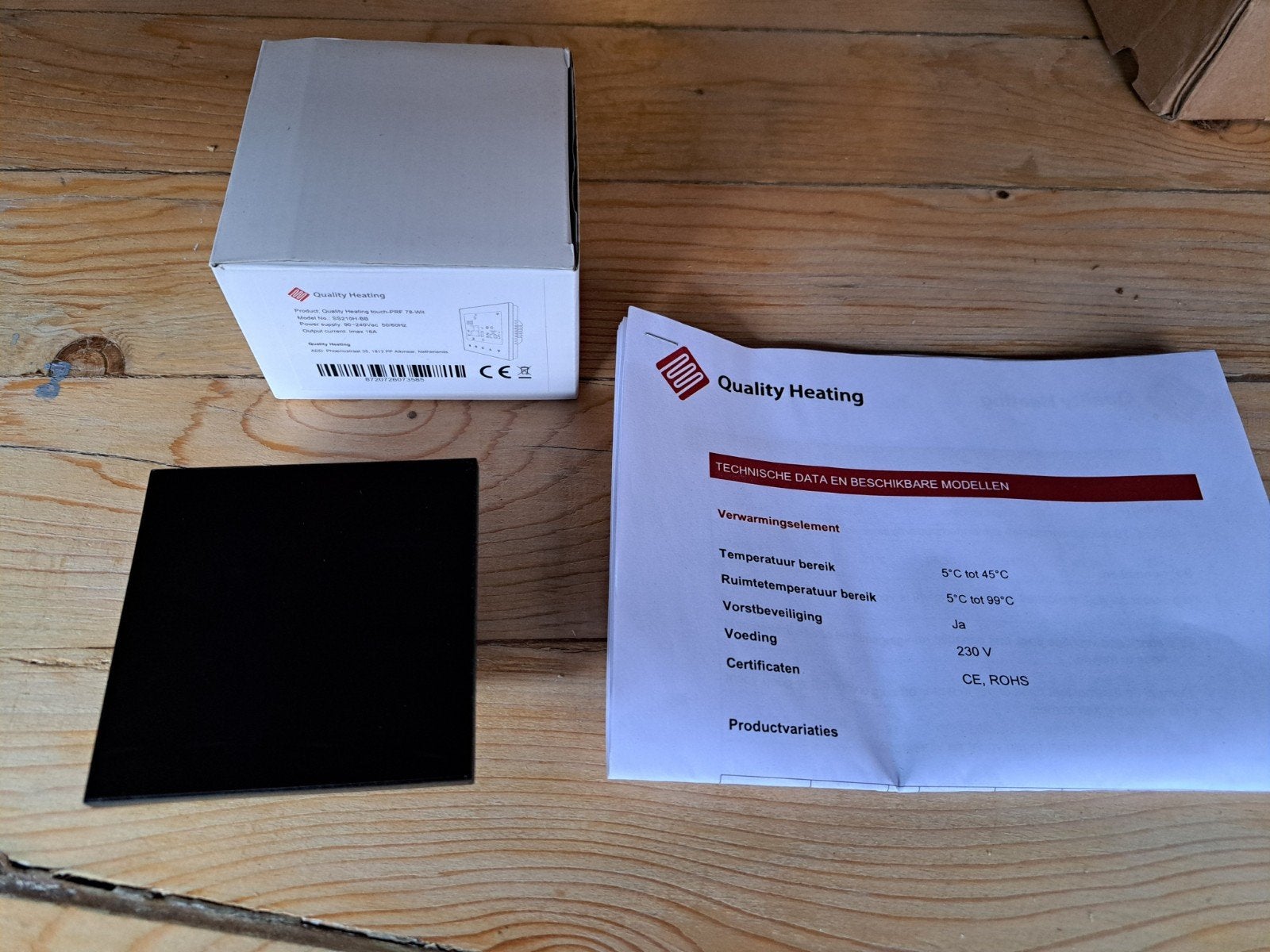 Quality heating. Thermostaat Vloerverwarming, Ophalen, Nieuw