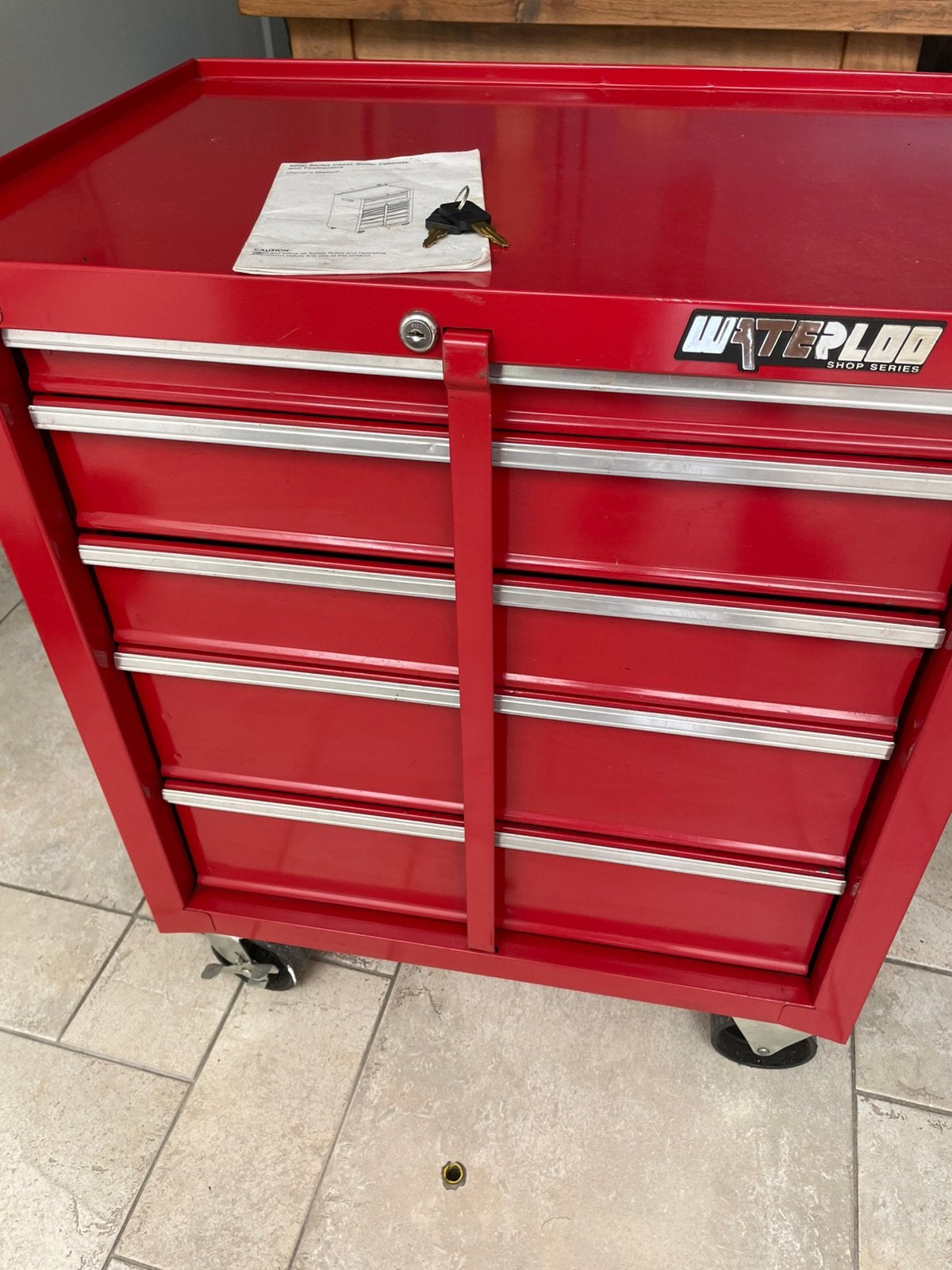 Gereedsschapkar Waterloo ML-500, Doe-het-zelf en Verbouw, Gereedschapskisten, Ophalen, Gebruikt