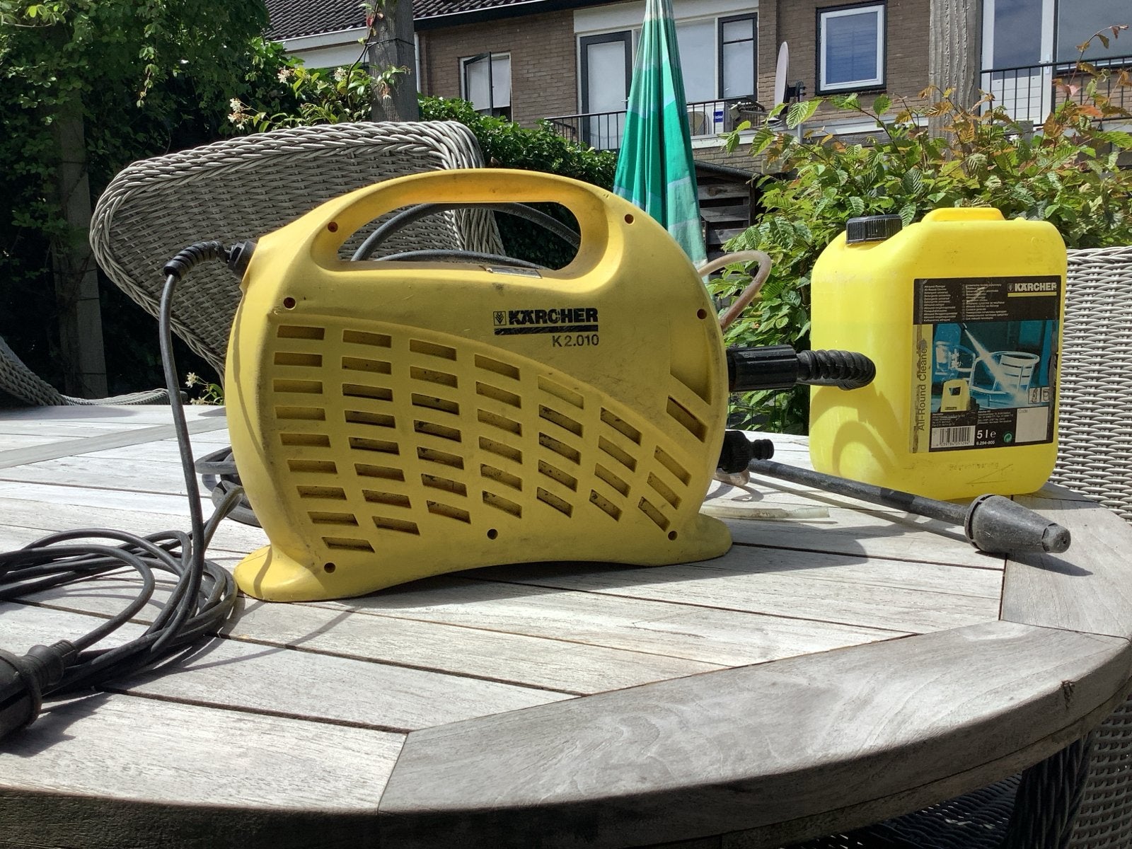 Kärcher K2.010 hogedrukreiniger met 4L All-Round Cleaner, Doe-het-zelf en Verbouw, Reinigingsmachines, Ophalen, Gebruikt, Overige typen