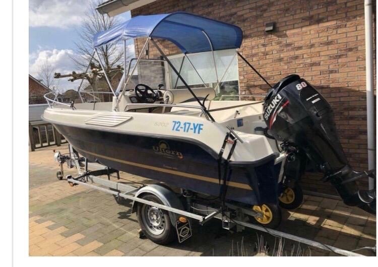 Uttern 5202 Exclusive Series Suzuki 80 pk buitenboordmotor, Watersport en Boten, Overige merken, Gebruikt, Buitenboordmotor, 5 m