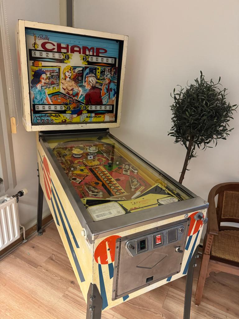 Bally Champ Flipperkast, Verzamelen, Automaten | Flipperkasten, Gebruikt, Mechanisch, Flipperkast, Bally, Ophalen