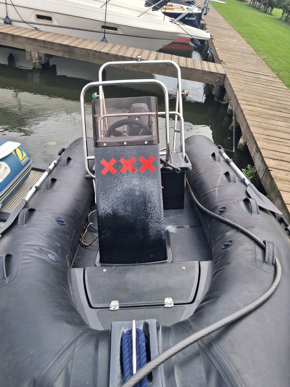 RIB4FUN rubberboot met Mercury buitenboordmotor, Ophalen, Gebruikt